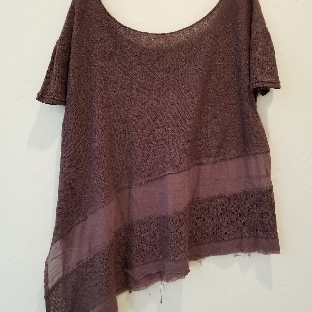 Free People asymmetrical top